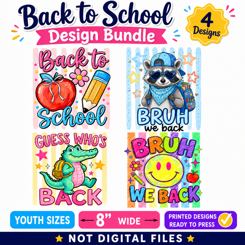 Pre-Made Gang Sheet - Back to School
