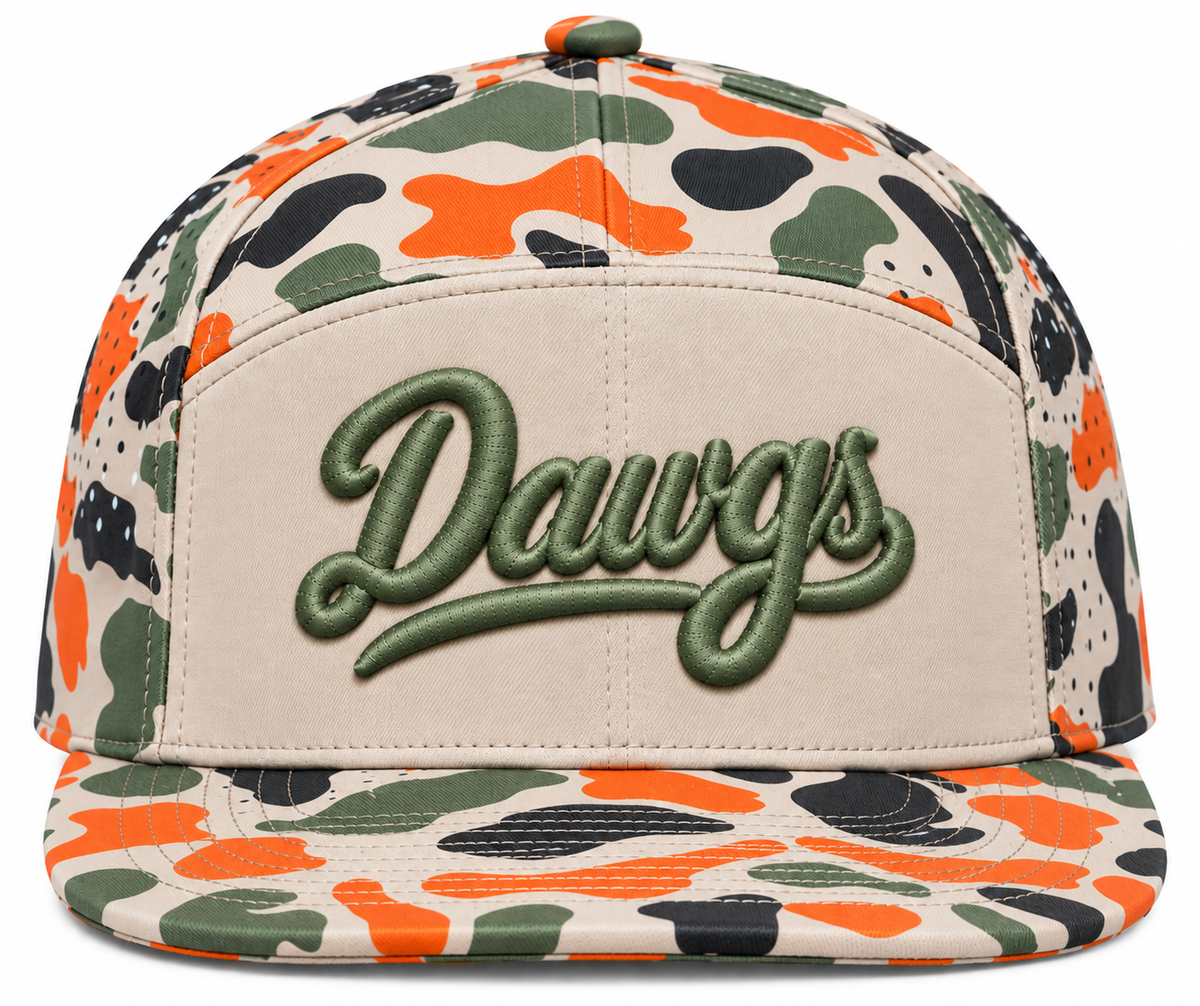 Ashville Dawgs Duck Camo Snapback