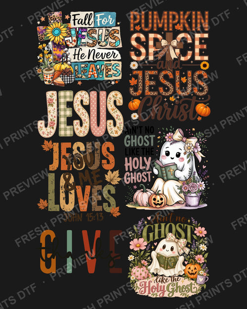 Faith and Fall Pre-Made Gang Sheet